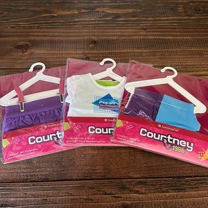 American Girl Courtney Outfit Including Retired Skirt